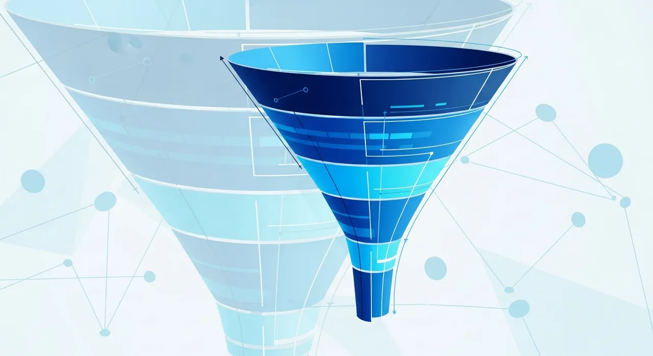 Funnel based platform without full business integration