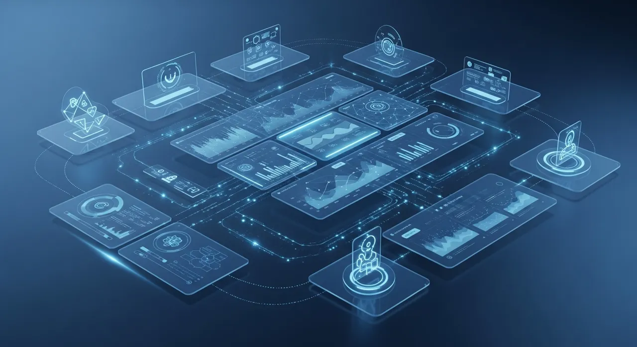 All in one digital platform dashboard representing Estage features